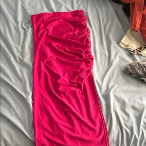 Vibrant Pink Maxi Skirt